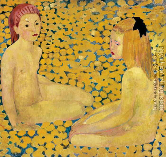 Cuno Amiet : The yellow girls